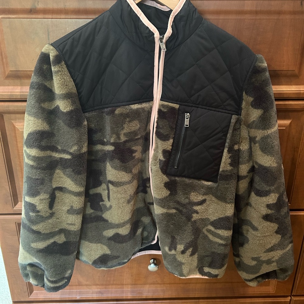 Rails Camouflage Jacket with Black Details